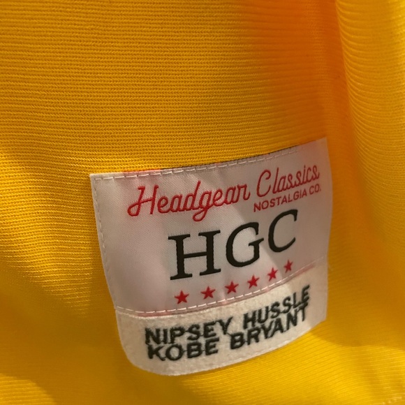 Crenshaw Nipsey Hussle Men's Yellow Jersey - Picture 3 of 4